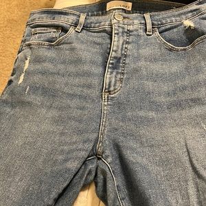 Loft size 12 distressed jeans